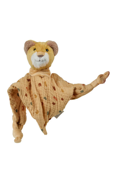 Sterntaler Leo knuffeldoekje leeuw S met rammelaar 23cm