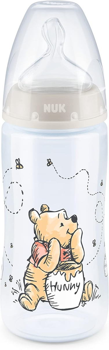NUK First Choice+ 0-6 m BOTTIGLIA 300 ml indicatore di temperatura WINNIE THE POOH
