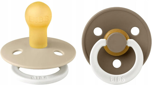 BIBS COLOUR GLOW succhietti calmanti 2 pezzi caucciù 0-6 mesi