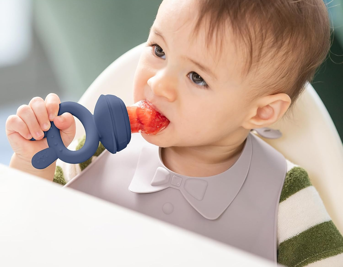 HAAKAA dispenser bijtring fopspeen voor fruit 1 speen 4 m+