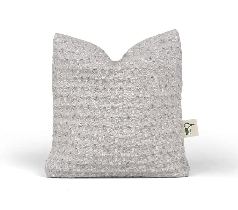 GRUNSPECHT termofor z nasionami rzepaku 13 x 13 cm, szary, naturalny okład na ból brzucha i skurcze