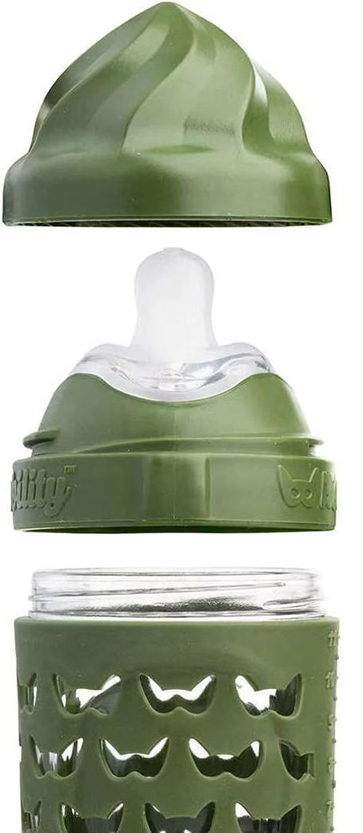 HEROBILITY Hero Eco sticlă cu husă 220 ml 6 m+ tetină M