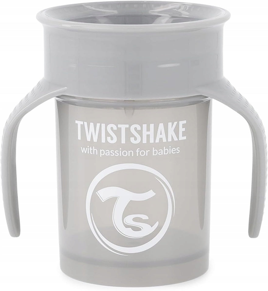 TWISTSHAKE cană anti-picurare 360 grade 230 ml 6 luni+