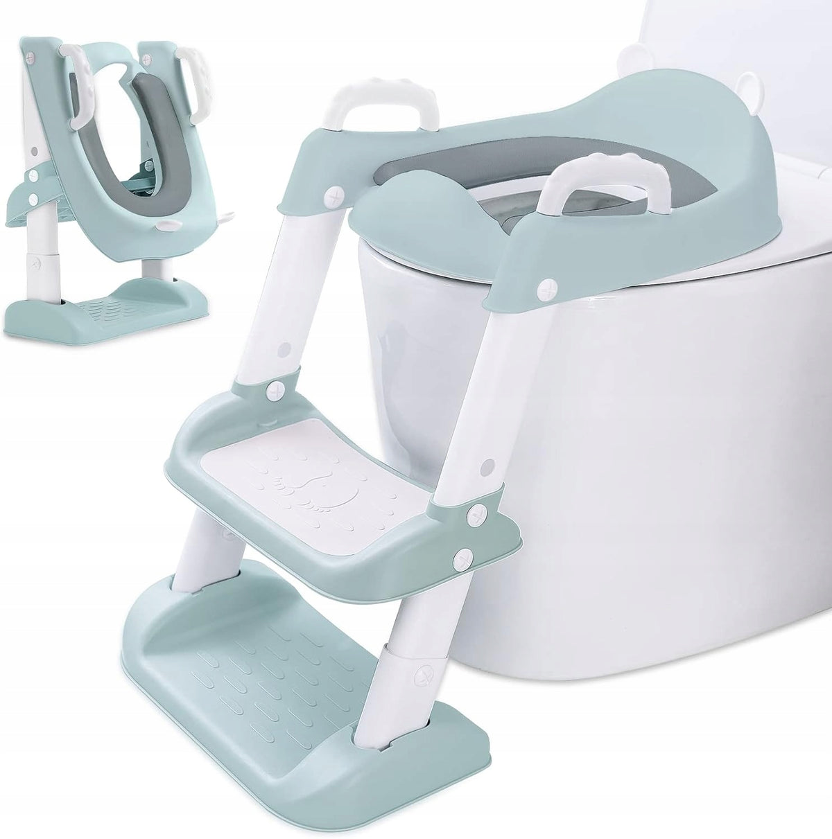 MUOIVG Toilettensitz mit Stufen