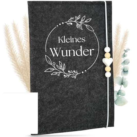 MAHEWA Kleine Wunder etui voor zwangerschapskaart 13,8 x 19 cm