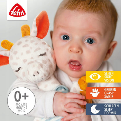 FEHN éjszakai lámpa plüss zsiráf 27 cm GUTE NACHT
