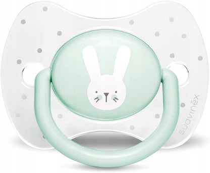 SUAVINEX Welcome Baby zestaw startowy PREMIUM smoczek fizjologiczny 0-6m z klipsem
