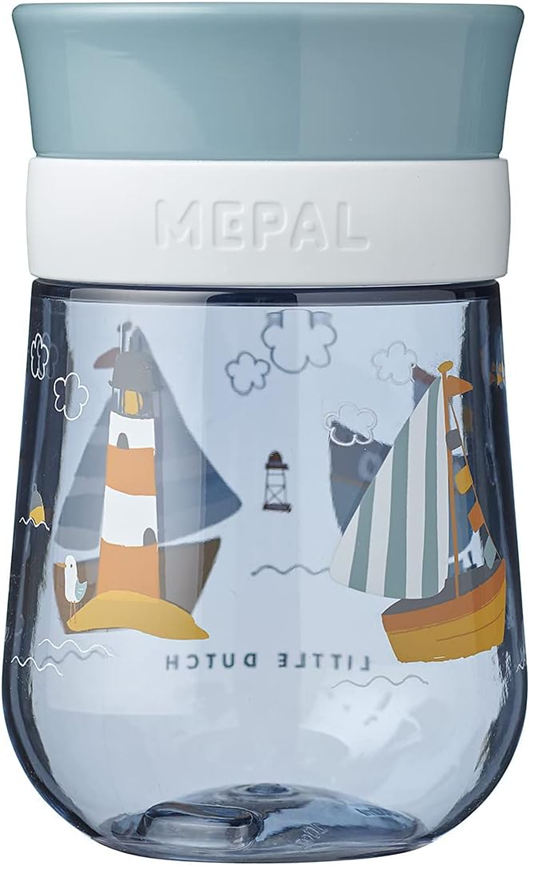 Κούπα εκμάθησης MEPAL Trainer Cup, αδιάβροχη, στόμιο 360 μοιρών, 300 ml, κατάλληλη από 9 μηνών+