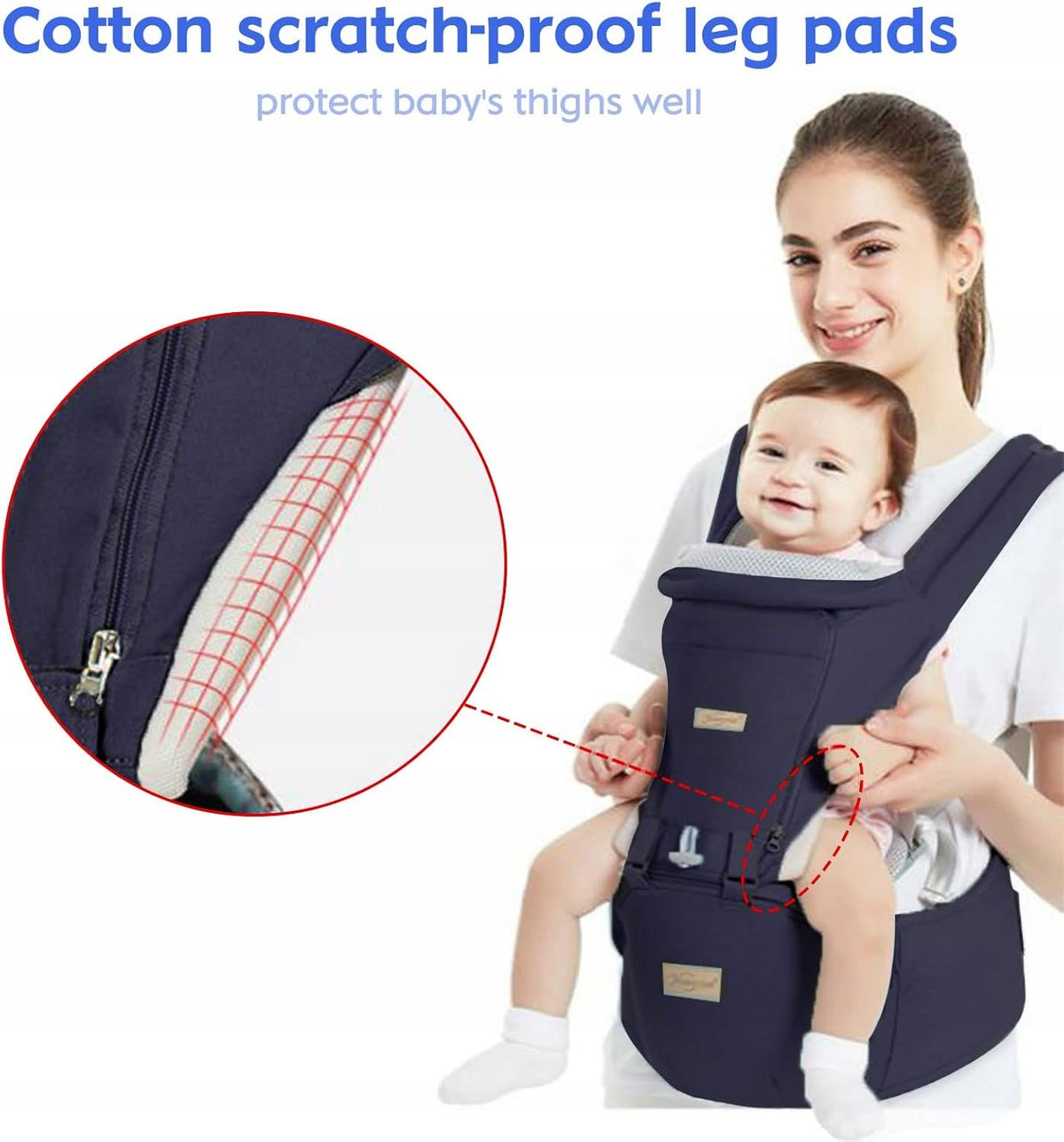 NOSIDEŁKO ergonomiczne z pasem biodrowym 6w1