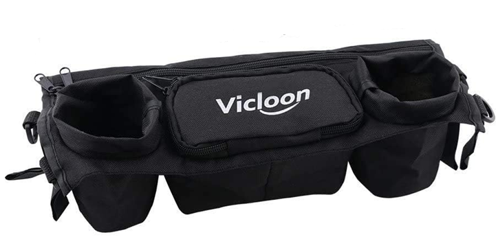 VICLOON universele kinderwagen organizer 13 x 45 cm