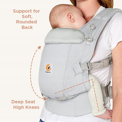 ERGOBABY ADAPT SoftTouch Cotton ergonomische draagzak 3,2-20 kg