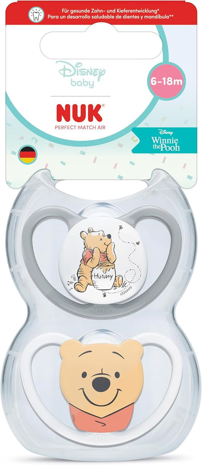 NUK Perfect Match Air Schnuller 6-18 Monate x2 DISNEY