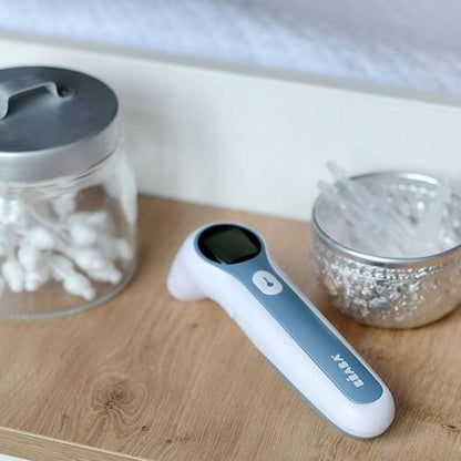 BEABA Thermospeed TERMOMETR BEZDOTYKOWY ekran LCD bezdotykowy termometr do ucha, czoła, wody i posiłków