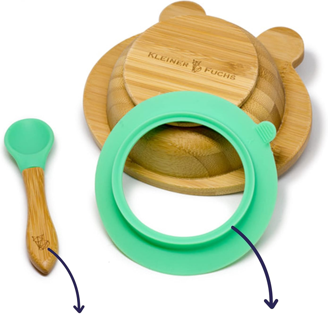 KLEINER FUCHS frog plate + spoon