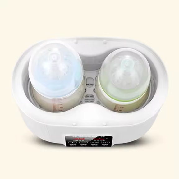 dubbele flesverwarmer sterilisator 6-in-1