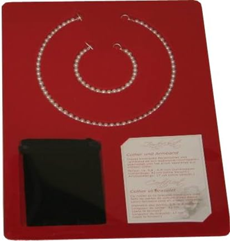 ROBA Süßwasserzuchtperlen-Halskette und -Armband