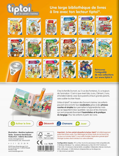 RAVENSBURGER TIPTOI libro per penna interattiva VERSIONE FRANCESE