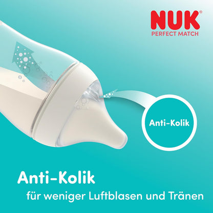 NUK Perfect Match Anti-Kolik-Babyflaschen 150/260 ml 3m+
