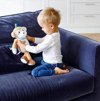 INNOGIO GIO-881 knuffel met licht en 10 geluiden AAP LUCY 35 cm