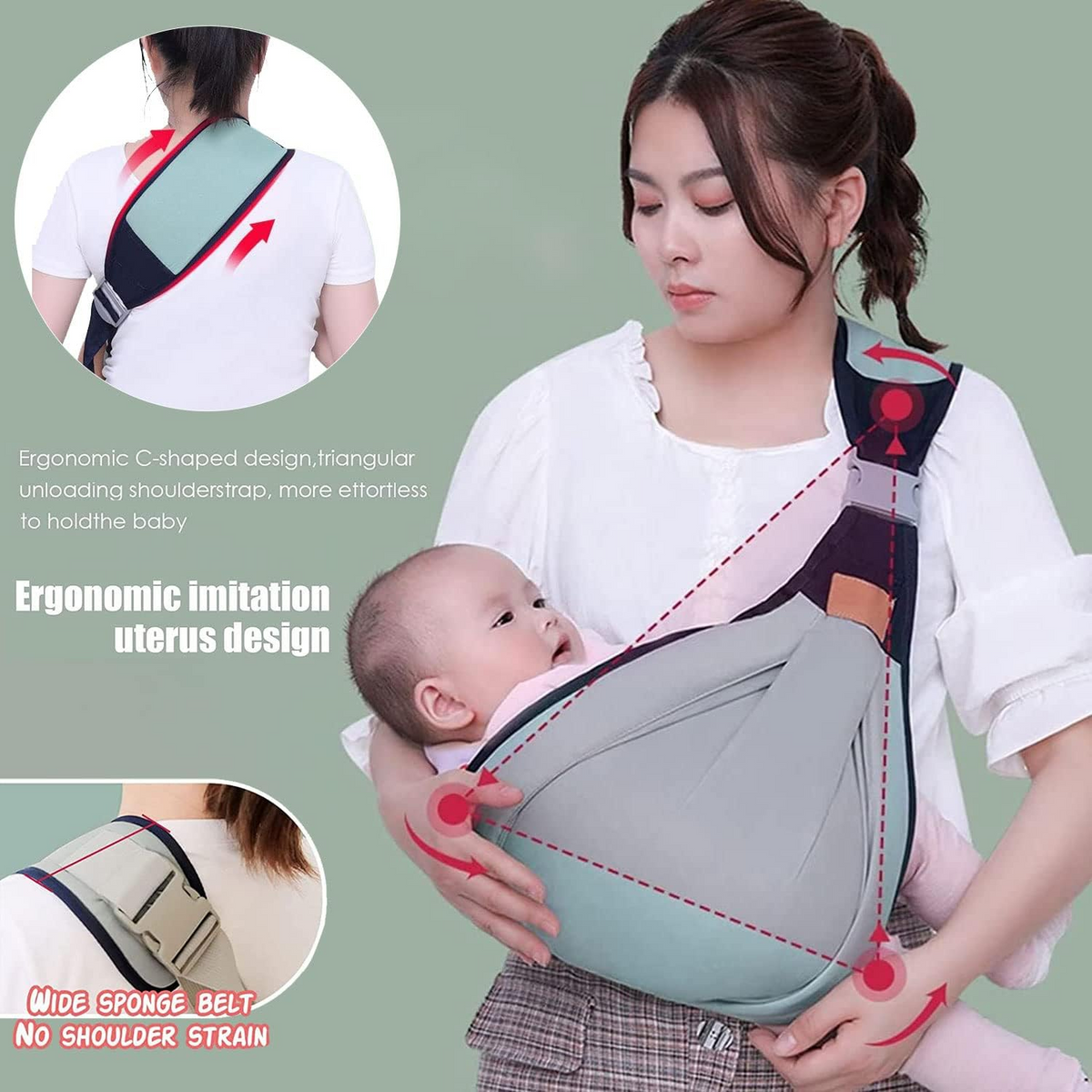 Type: classic baby carrier Maximum load: up to 15 kg