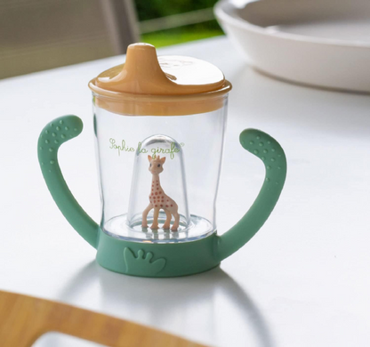 VULLI Sophie de Giraf anti-lek beker met tuit 180 ml 6 m+
