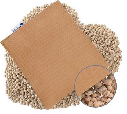 MEDI PARTNERS katoenen warmtekussen met kersenpitten 20 x 25 cm