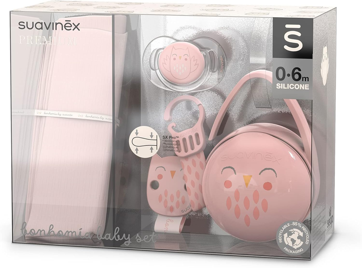 SUAVINEX PREMIUM geschenkset voor baby's 0-6 maanden