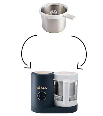 BEABA stalen mand voor het koken van pasta en rijst voor BABYCOOK NEO 750g