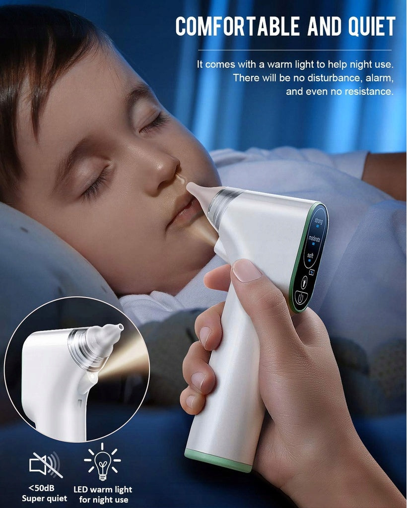 DynaBliss elektrický ODSÁVAČ nosu s lampičkou