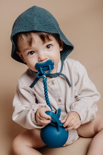 SUAVINEX Colour Essence silicone pacifier clip holder