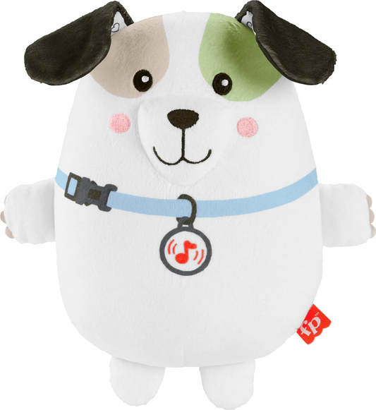 FISHER-PRICE Snuga Puppy peluche musicale et vibrante CHIOT 18 cm