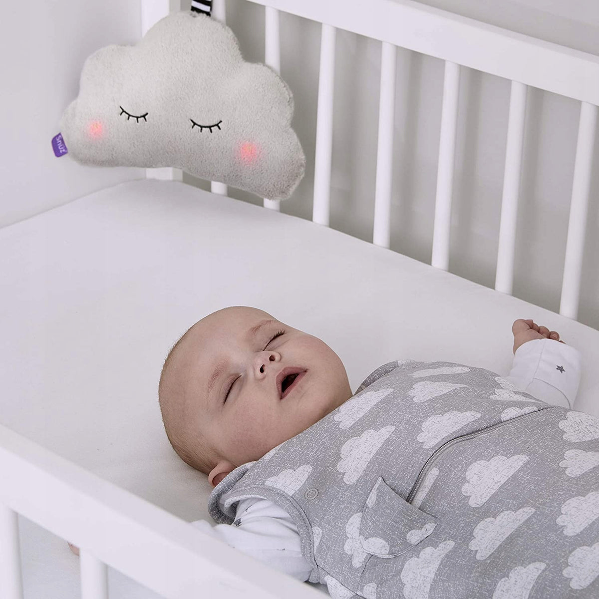 SNUZcloud βελούδινο ΥΠΝΩΤΗΡΙΟ λευκός θόρυβος, χτύπος καρδιάς και φωτάκια