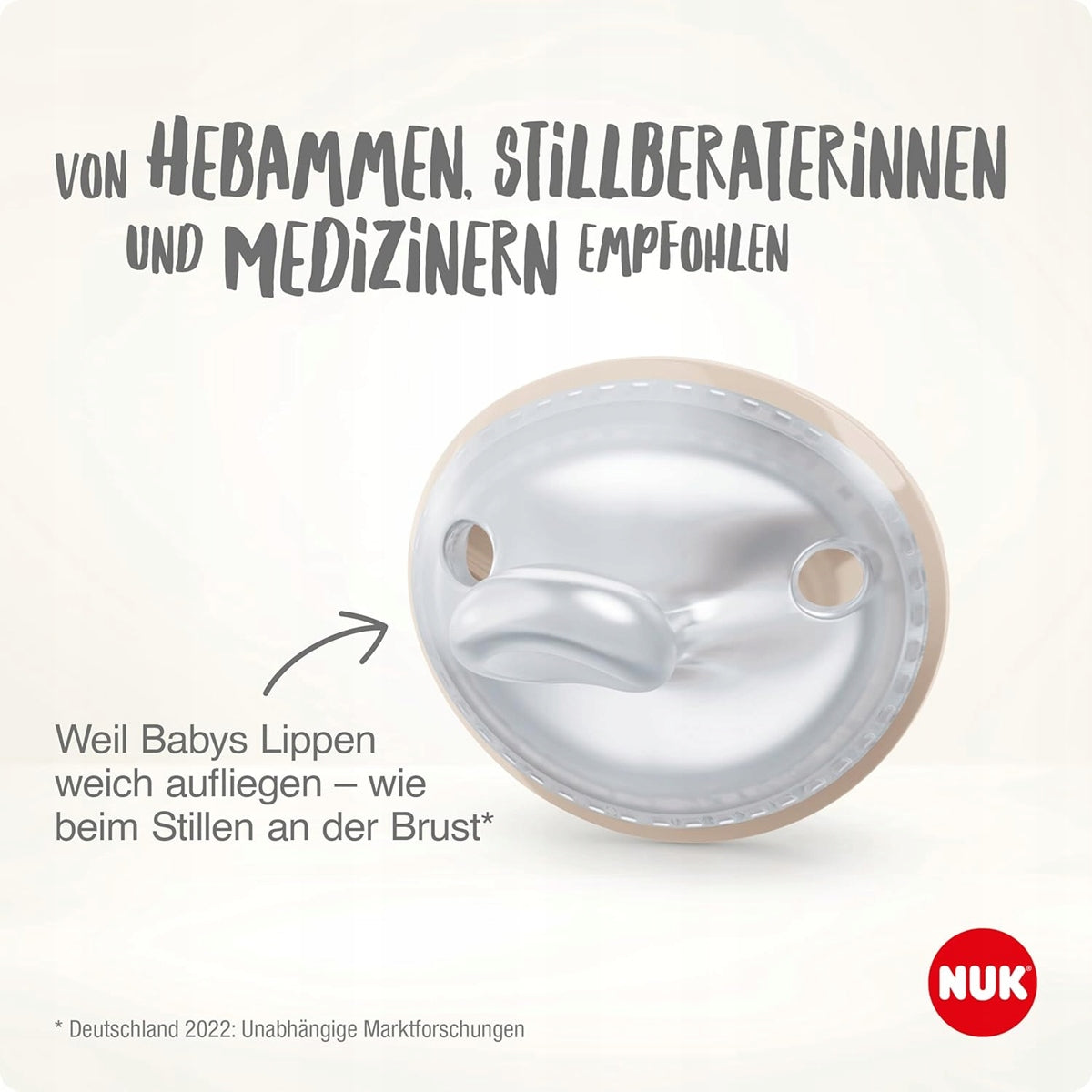 NUK MommyFeel fopspeen x2 0-9msc