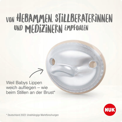 NUK MommyFeel fopspeen x2 0-9msc