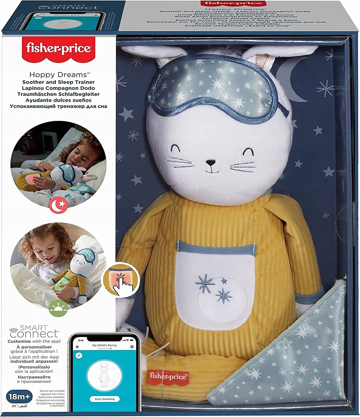 FISHER-PRICE conejito musical Duerme conmigo juguete musical para bebés