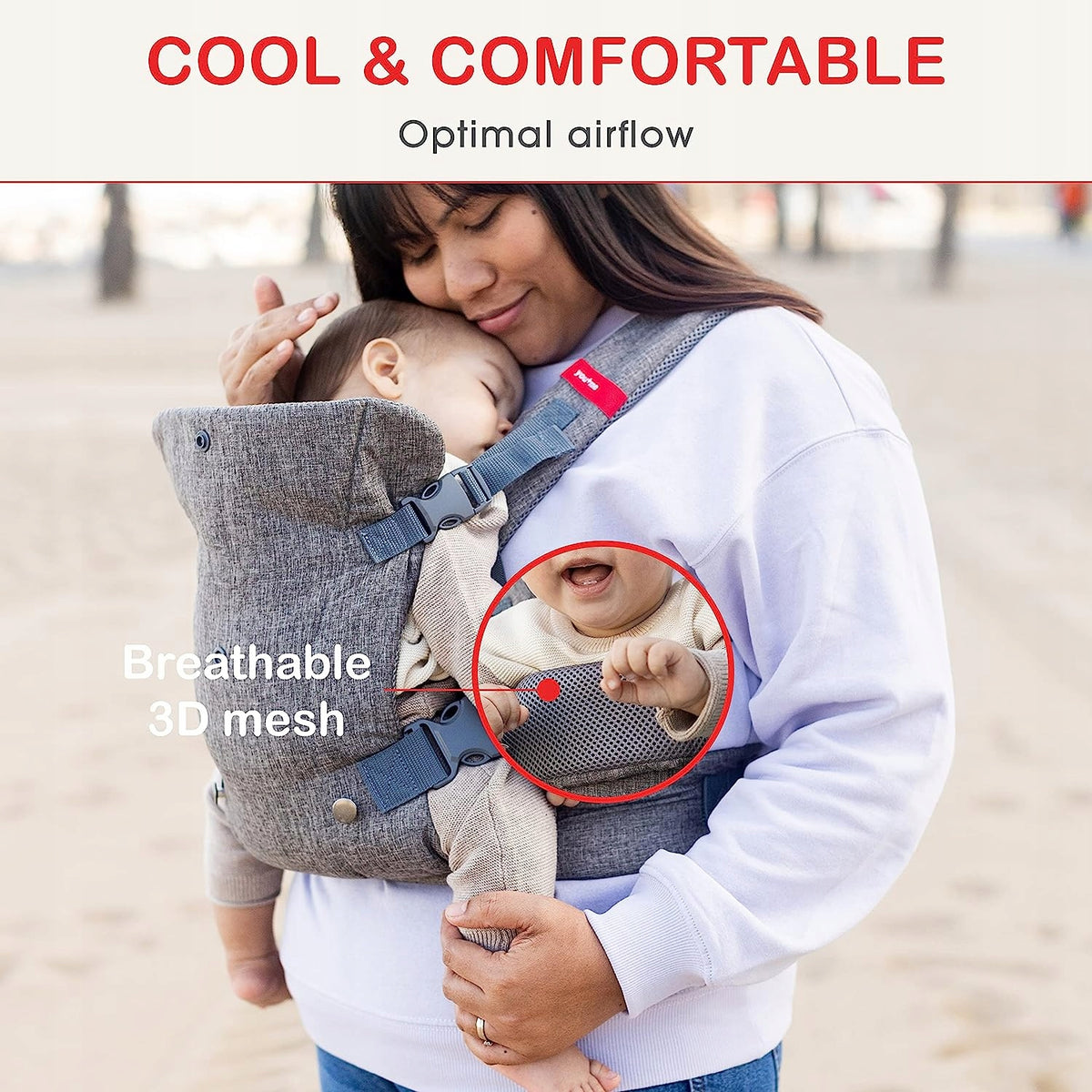 YOU+ME ergonomische draagzak 4-in-1