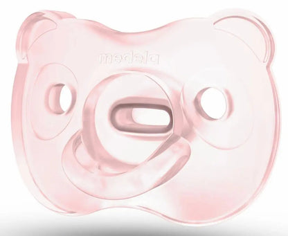 MEDELA smoczek uspokajający x 2 silikon 6-18msc SENSO PEARLS, różowy, BPA free