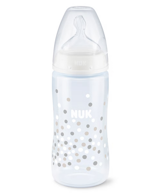 NUK First Choice+ 6-18 Monate FLASCHE 300 ml Temperaturanzeige