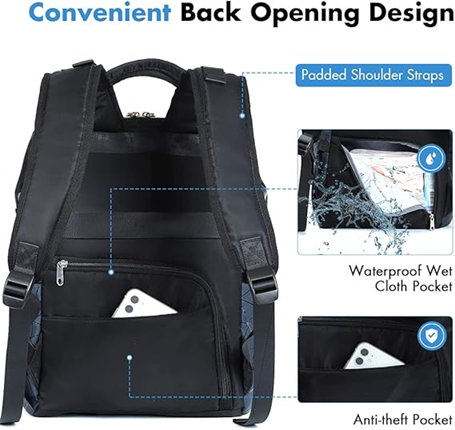 LEKEBABY rugzak voor luiers en accessoires WATERDICHT