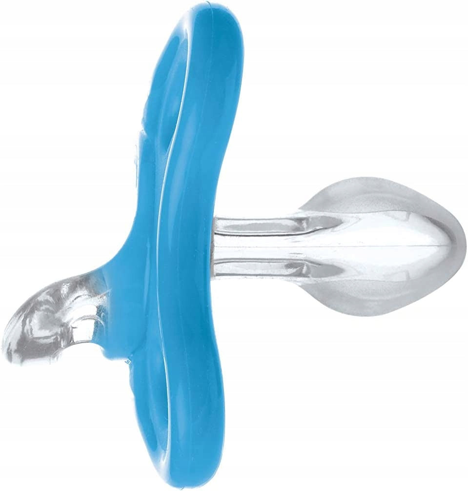 MAM COMFORT smoczek wcześniak noworodek x2 0msc+ silikonowy niebieski dla wcześniaków i noworodków