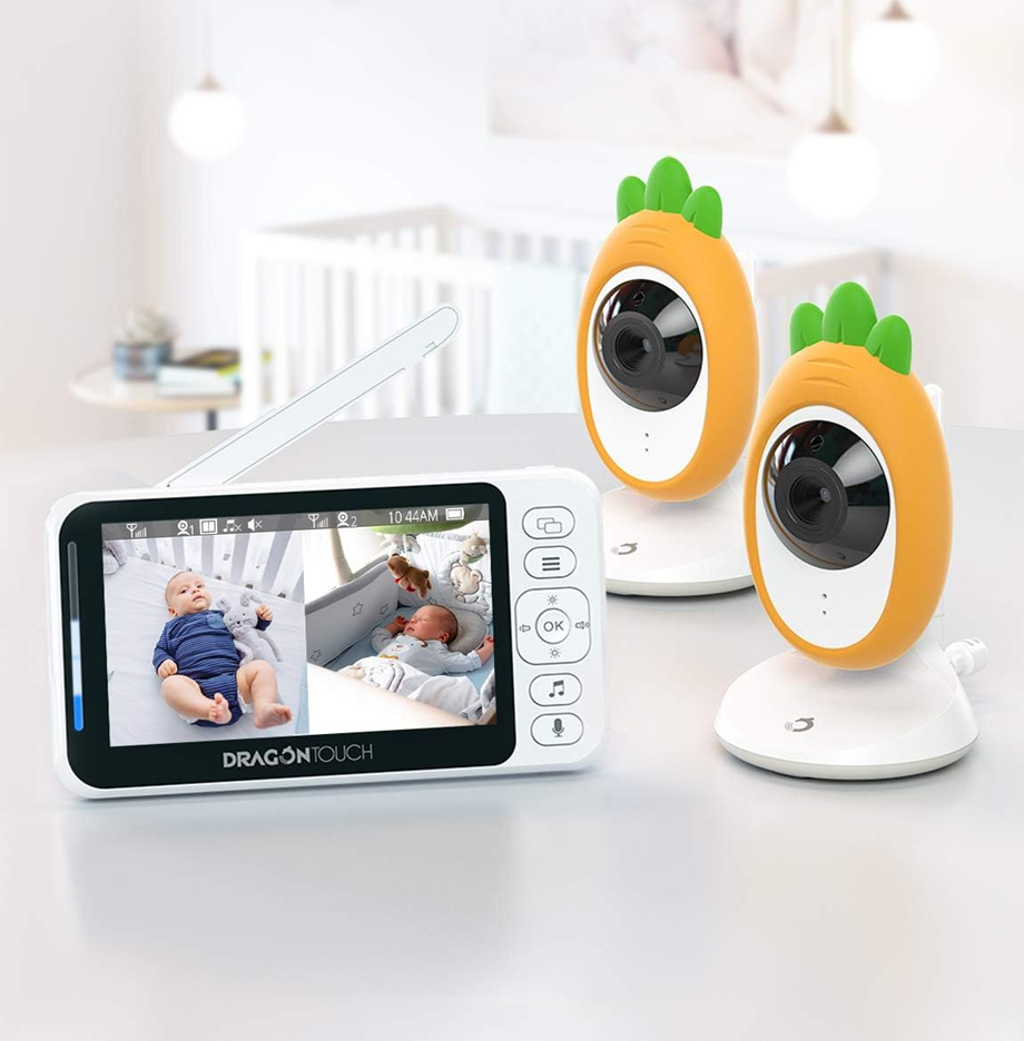 DRAGON TOUCH E40 vigilabebés electrónico 4,3" LCD HD FHSS