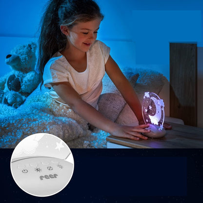 REER ColourLumy LED-nachtlampje 5 kleuren MAAN