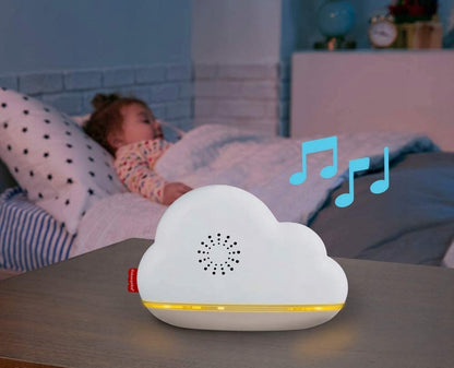 FISHER PRICE karuzela z czujnikiem hałasu, lampka "O" z muzyką i światłem uspokaja dziecko do snu