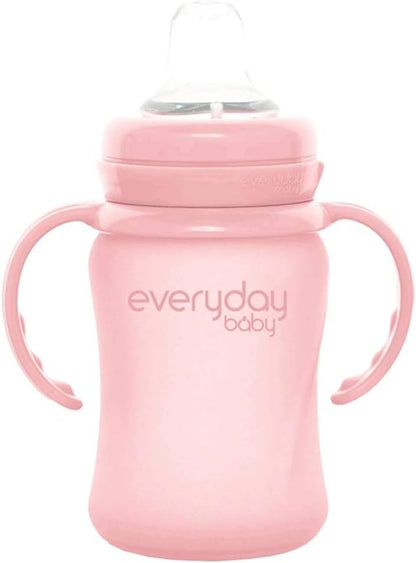 EVERYDAY BABY Sippy Cup glas drinkbeker lekvrij 150 ml 6 maanden+