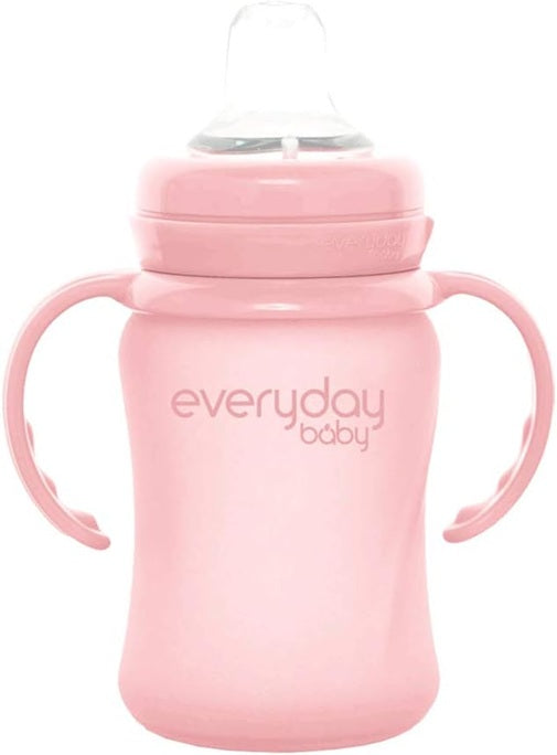 EVERYDAY BABY Sippy Cup glas drinkbeker lekvrij 150 ml 6 maanden+