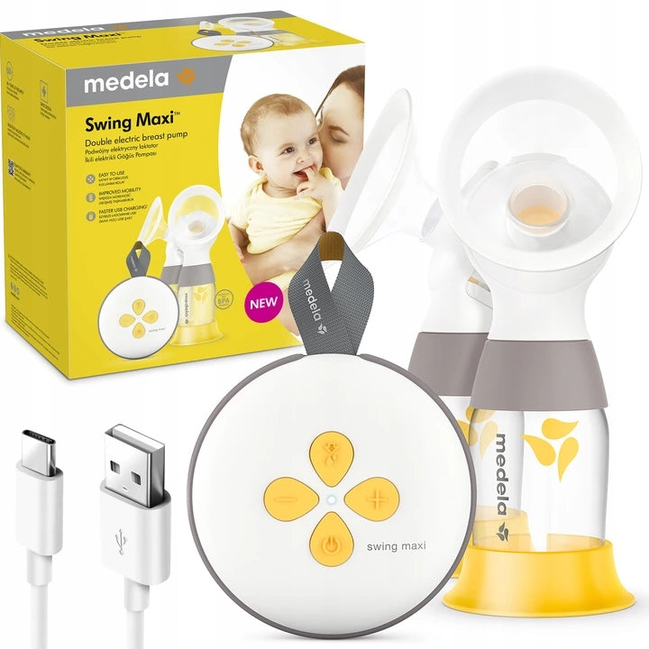 MEDELA Sacaleches doble eléctrico Swing Maxi de 2 fases