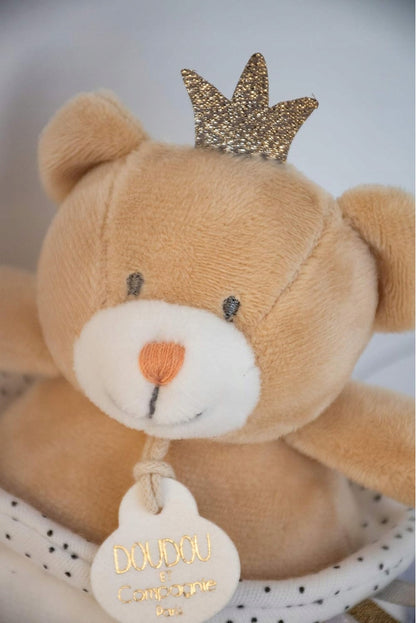 DOUDOU et COMPAGNIE knuffelbeer Koning Beer 20 cm