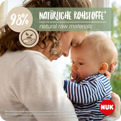 NUK for Nature sucette apaisante x 2 latex 18-36 mois