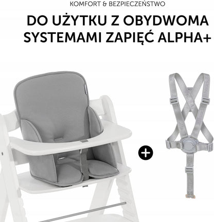 HAUCK Cosy Comfort do Hauck Alpha+ wkładka zmniejszająca reduktor do krzesełka do karmienia z 5-punktowymi pasami