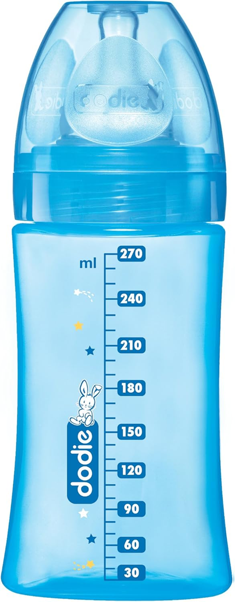 DODIE butelka 270 ml smoczek 2 średni przepływ 0-6 m KRÓLIK